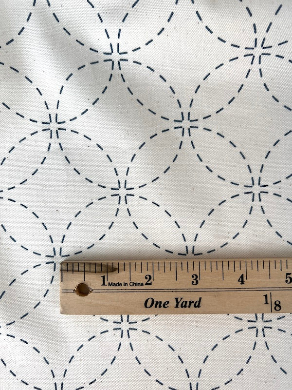 Washout Sashiko - Shippou - Cream